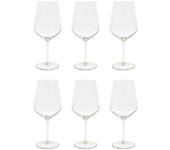 Tradineur - set de 6 copas de cristal, modelo aristo, servir vino, champán, elegantes, aptas para lavavajillas (53 cl - 21,5 x 9 cm)