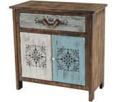 Cómoda mueble de almacenaje estilo vintage 84x80x40cm 04_0002900
