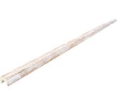 Viga imitación madera 7cm de ancho x 5,5cm de alto x 4m de largo color blanco decorativa de poliuretano vu4004d-b