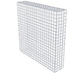 Gavión 100 cm x 100 cm x 20 cm (l x h x p), tamaño de malla 5 x 5 cm, anillo espiral - diámetro del cable 4 mm