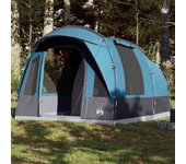 Tienda de campaña túnel para 3 personas impermeable azul v6571 3 personas / azul