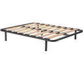 Somier láminas metálico con 8 láminas de haya elásticas - 105x190 cm