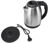Hervidor eléctrico de 2l y 1500w con apagado automático y tanque de acero inoxidable, calentador de agua rápido.