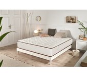Colchón viscoelástica air max blanco 30 cm - 90x190 cm - moonia