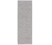 Benuta - alfombra de algodón ron beige/negro 80x250 cm