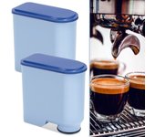 2x filtro de agua para philips reemplace fácilmente su filtro con waterdrop para cafeteras, compatible con saeco y philips.