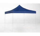 Carpa plegable 3x3 eco - azul - impermeable - cenador ideal para jardín, playa, terrazas