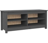 Banco para zapatos botas cómoda estante mueble de entrada almacenamiento 110 x 38 x 45,5 cm madera maciza 02_0022959