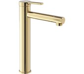 Grifo de lavabo rea js-650101-1g pixel high gold