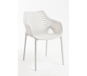 Silla kusin con brazos - blanco