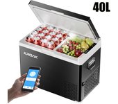 Nevera portátil con compresor eléctrico bluetooth, 12/24 v, 230 v, 40 l, para coche, camping, hogar