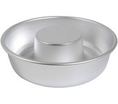 Molde bajo de aluminio con tubo sin agujeros cm 24×8 h