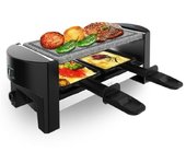 Raclette cecotec cheese&grill 3200 pocket allstone 320w 2 personas negro