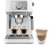 Cafetera automática manual de longhi ec260.w 1100w 1 l acero inoxidable
