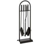 Edm juego chimenea negro plano 4 pz