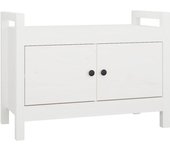 Banco de entrada banco 80 x 40 x 60 cm madera maciza de pino blanco 02_0011027