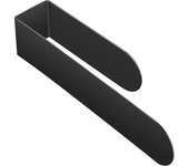 Toallero de baño sin taladrar, acero inoxidable sus304, montaje en pared para fregadero de cocina, 24 cm, negro