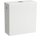 Cisterna laufen kartell para la combinación de wc autónomo 824331, doble descarga, conexión lateral de agua, h8293320009721, color: blanco
