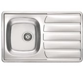 Fregadero de acero inoxidable - satén - fomentar - stradour - 1 tanque 1 860x500 deslenador