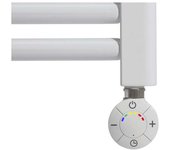 Fácula- control digital blanco 400w para toallero eléctrico | fácil manejo | boost 2h | temporizador 12/24h