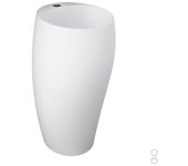 Fregadero independiente cloud con orificio para grifo blanco alpino