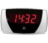 Reloj despertador jm je 5111s plata
