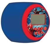 Spider-man función de temporizador de proyector de reloj despertador lexibook