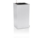 Maceta autorriego lechuza blanco 40 x 40 x 56 cm led