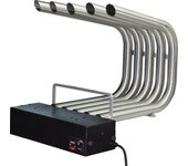 Calentador de chimenea soplador de acero inoxidable