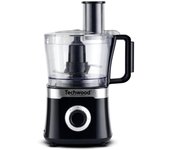 Techwood robot multifunzione tro-6856 800 w, nero, acciaio inossidabile, 2 velocità, multicolore