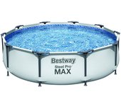 Piscina sobre suelo redonda steel pro max