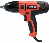 Llave de impacto yato yt-82020 de 1/4, 3300 rpm, 450 n·m, negra y roja, 450 w