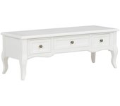 Mueble para tv de madera blanco 100x35x35 cm