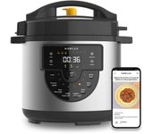 Newlux olla programable chef pot v170 negro 6l con voz, 15 funciones, 1000w, programable 24h, 4 niveles de presión