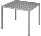 Tectake mesa de jardín de aluminio y plástico