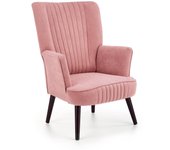 Sillón houston 955, rosa, 100x75x70cm, tapiz, patas: madera