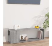 Mueble de tv madera contrachapada gris sonoma 100x24x32 cm