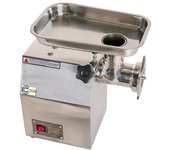 Cleiton® picadora de carne boca de 12 diámetro de acero inoxidable de 24x41 cm | picadora profesional carnicería con producción de 160 kg/hr - 600w