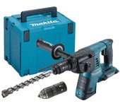 Taladro sds-plus 36 v => 2 x 18 v li-ion 26 mm makita - sin batería ni cargador - dhr264zj