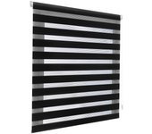 Estor enrollable de doble capa, noche y día, aitsse, poliéster (140 x 180 cm, blanco)fácil instalación