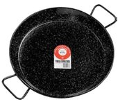 Paellera 50 raciones 090cm hierro esmaltado valenciana la ideal