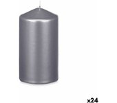 Vela plateado 7 x 13 x 7 cm (24 unidades)