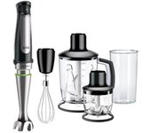 Braun multiquick 7 mq 7045x 1,25 l batidora de inmersión 1000 w negro, acero inoxidable