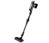 Aspiradora inalámbrica rowenta x-force flex 9.60 allergy kit rh2039wo de 250 w, color negro y morado