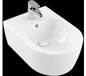 Villeroy & boch avento bidé 01, 370x530mm, 1 agujero para grifo, con rebosadero, 540500r1, color: cerámica blanca