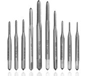 Juego de 10 mini machos de roscar métricos hss: microroscado roscado de precisión para bricolaje y reparaciones.