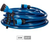 Kit manguera jardín ø1/2 12,5mm 25m 4 capas