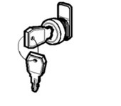 Cerradura con llave n.° 850: para cajas modulares de empotrar nedbox legrand 001491