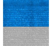 Bonerva | malla de sombreo ratcher azul-blanca | rollo 2x100 metros