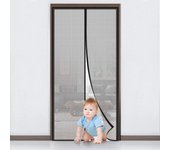 Mosquitera para puertas y ventanas 110x210cm malla ultrafina mosquitera magnética cortina puerta cierre magnético